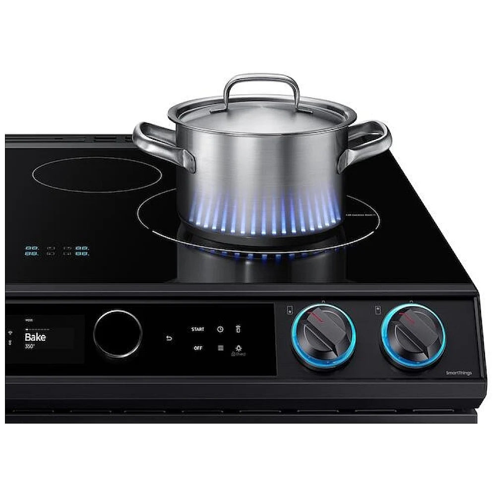 Samsung NE63T8911SG/AC 30" 6.3 cu. Ft. Smart Induction Slide-in True Convection Range with Smart Dial & Air Fry NE63T8911SG/AC - Brand New - Open Box
