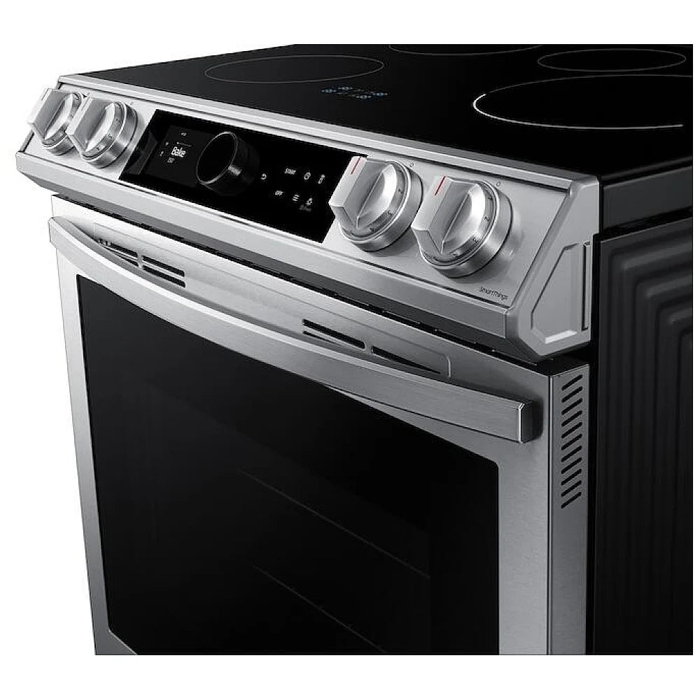 Samsung NE63T8911SS/AC 30" 6.3 cu. Ft. Smart Induction Slide-in True Convection Range with Smart Dial & Air Fry - Brand New - Open Box