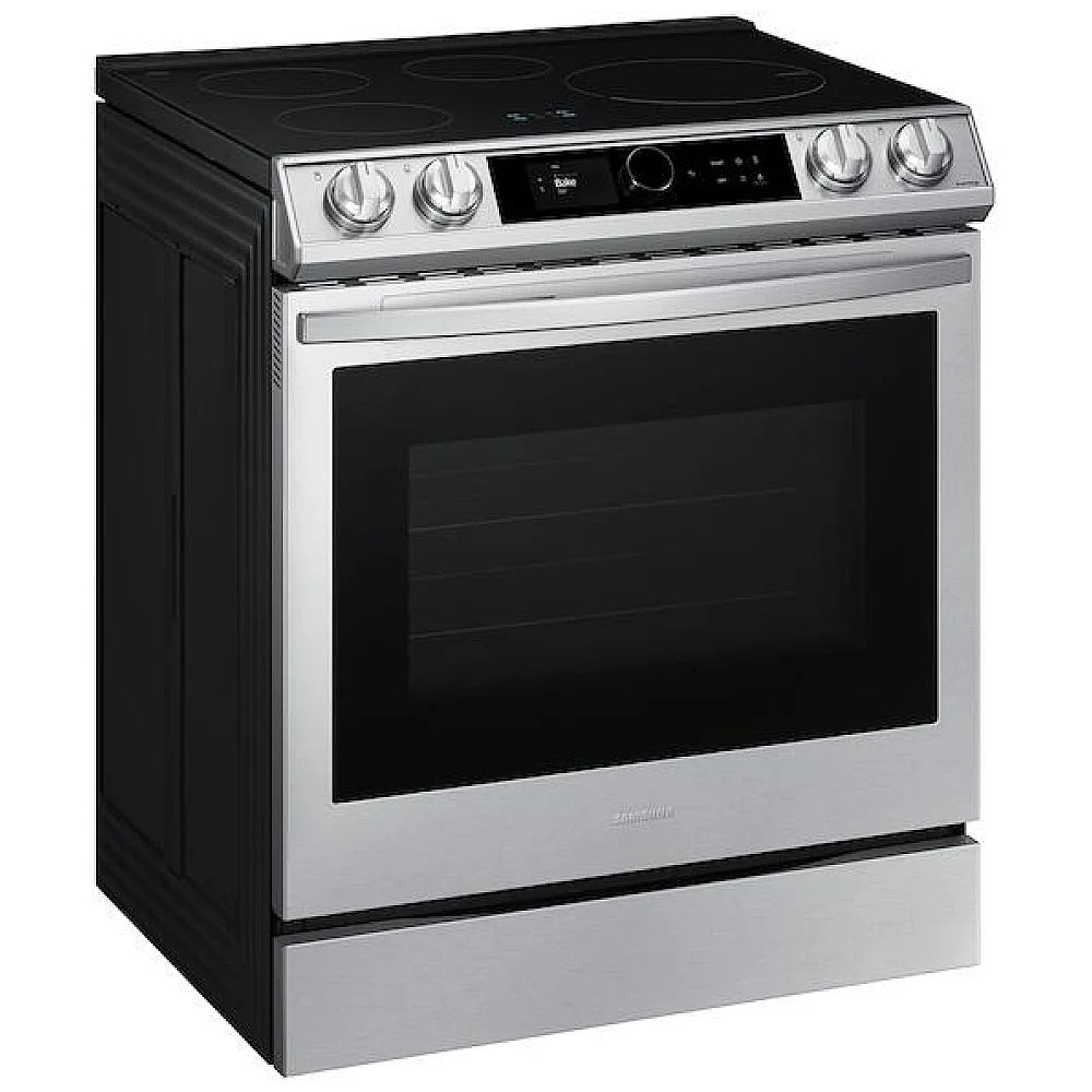 Samsung NE63T8911SS/AC 30" 6.3 cu. Ft. Smart Induction Slide-in True Convection Range with Smart Dial & Air Fry - Brand New - Open Box