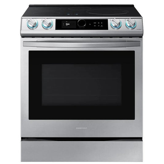 Samsung NE63T8911SS/AC 30" 6.3 cu. Ft. Smart Induction Slide-in True Convection Range with Smart Dial & Air Fry - Brand New - Open Box