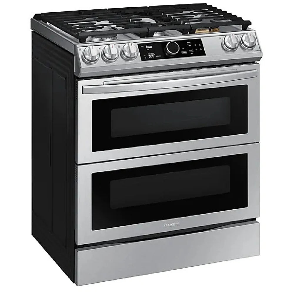 Samsung NY63T8751SS/AC 30" 6.3 cu. Ft. Smart Dual Fuel Slide-in True Convection Range with & Air Fry - Brand New - Open Box