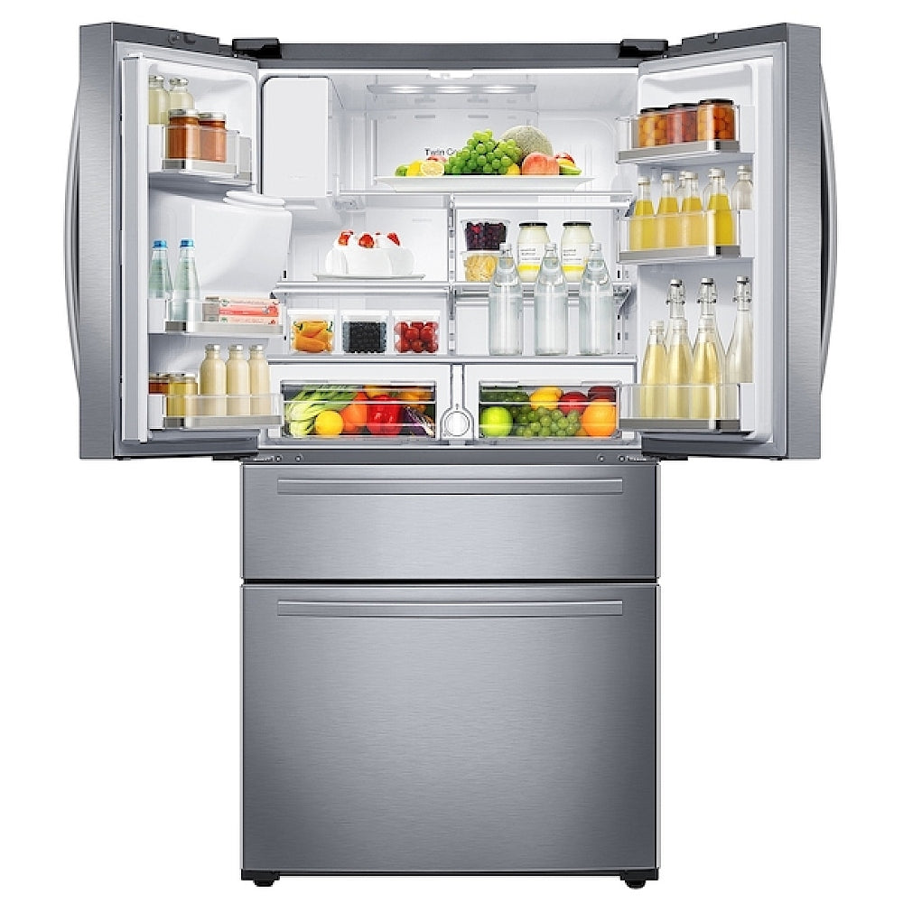 Samsung RF25HMIDBSR/AA 33" 4-Door French Door Refrigerator with Twin Cooling Plus™ and Flex Zone™ - Brand New - Open Box