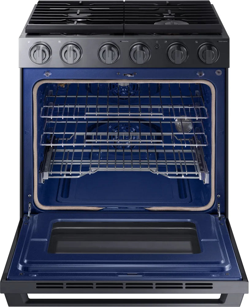 Samsung 5.8 cu. ft. 30" Gas Chef Collection Pro Range NX58M9960PM/AA Brand New - Open Box