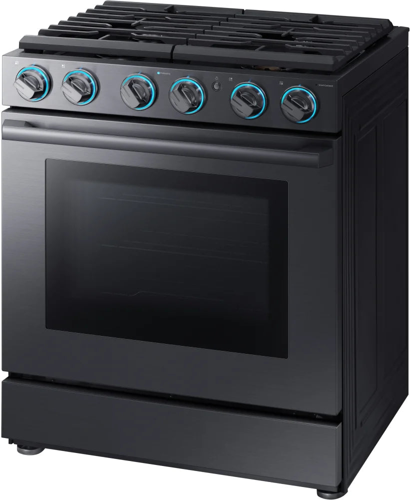 Samsung 5.8 cu. ft. 30" Gas Chef Collection Pro Range NX58M9960PM/AA Brand New - Open Box