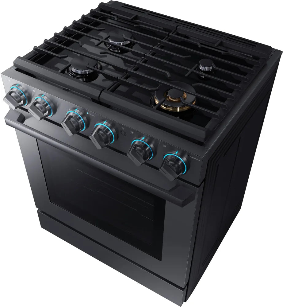 Samsung 5.8 cu. ft. 30" Gas Chef Collection Pro Range NX58M9960PM/AA Brand New - Open Box
