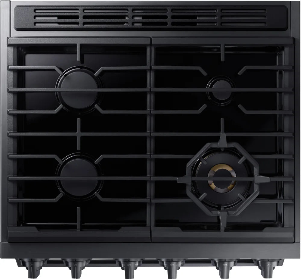 Samsung 5.8 cu. ft. 30" Gas Chef Collection Pro Range NX58M9960PM/AA Brand New - Open Box