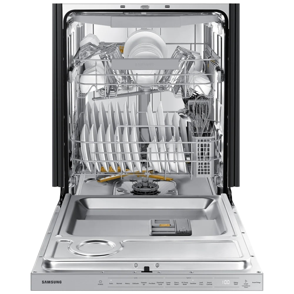 Samsung DW80B6060US/AC Smart Stormwash+ 6 Series 44 dBA Dishwasher with AutoRelease
