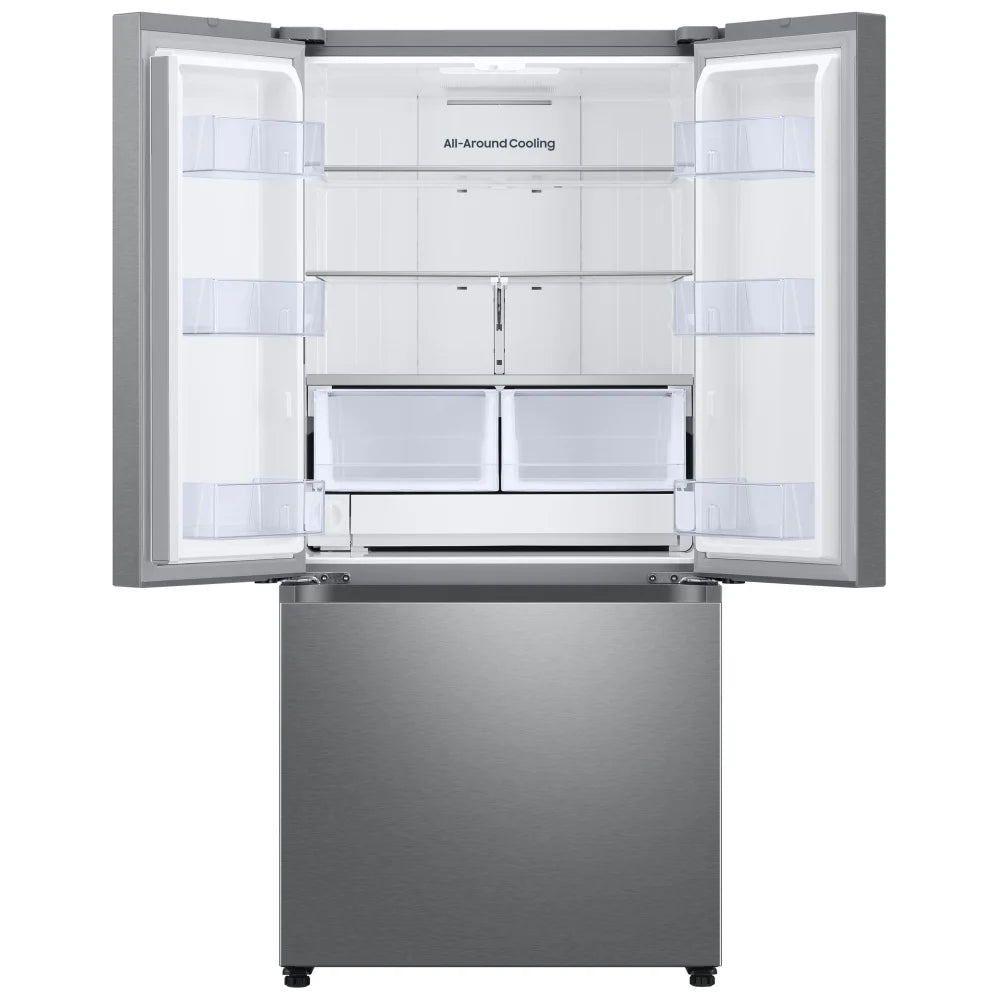 Samsung RF25C5151SR/AA 33” 3-Door French Door Refrigerator with Dual Auto Ice Maker - Brand New - Open Box