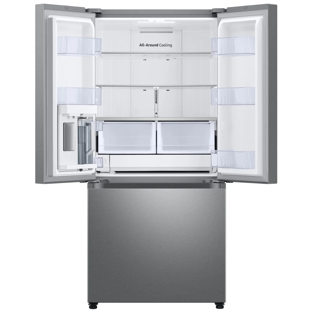 Samsung RF25C5551SR/AA 33” 3-Door French Door Refrigerator with Beverage Center™ & AutoFill Water Pitcher - Brand New - Open Box