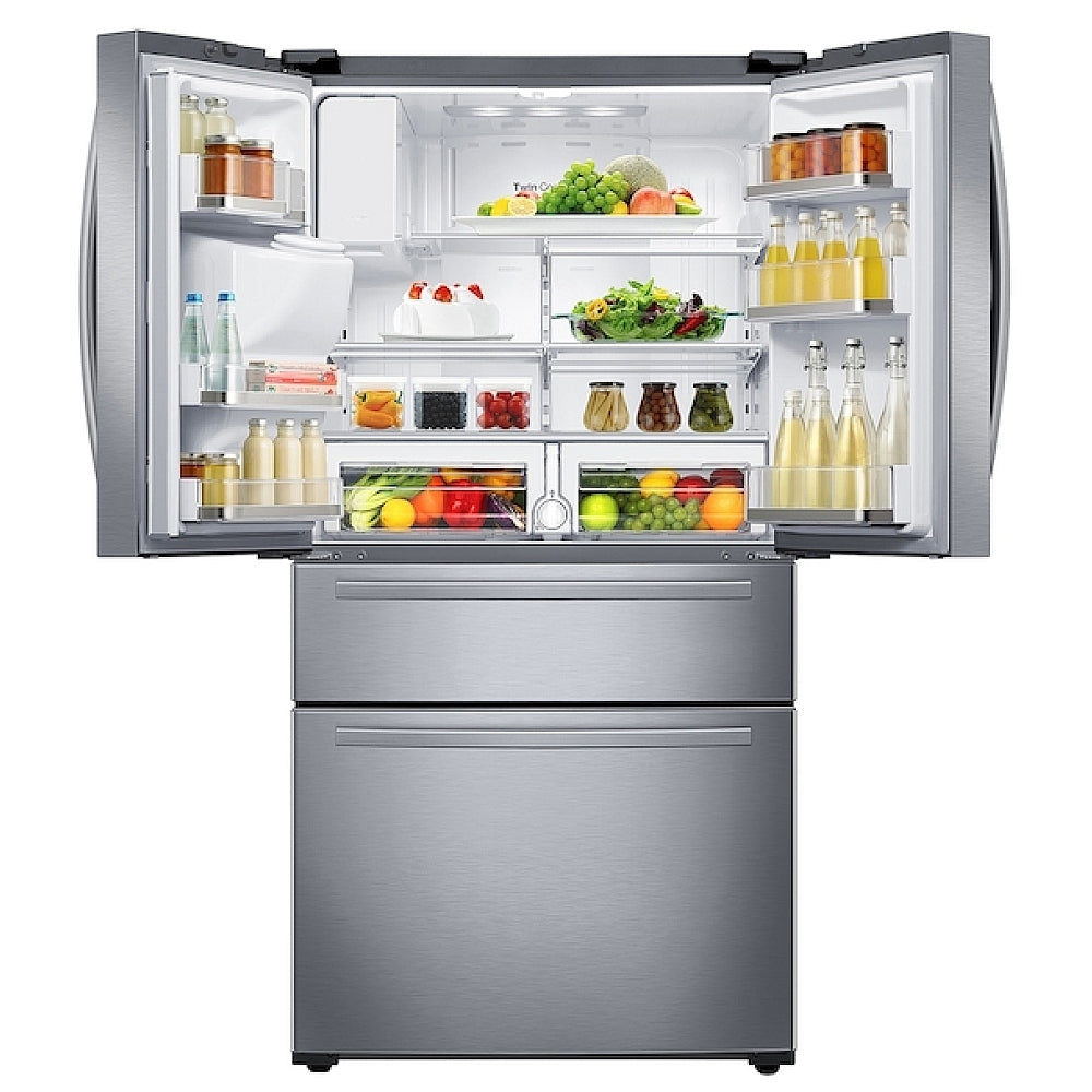 Samsung RF25HMIDBSR/AA 33" 4-Door French Door Refrigerator with Twin Cooling Plus™ and Flex Zone™ - Brand New - Open Box