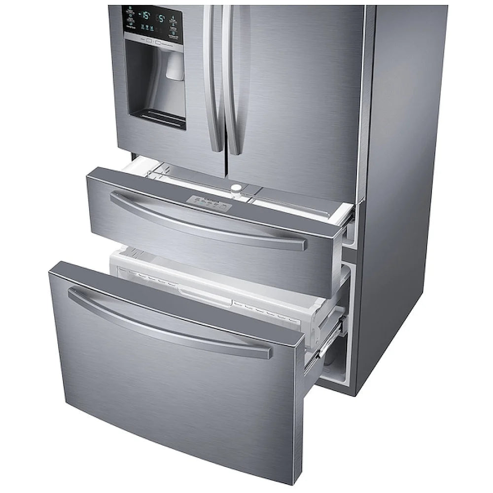 Samsung RF25HMIDBSR/AA 33" 4-Door French Door Refrigerator with Twin Cooling Plus™ and Flex Zone™ - Brand New - Open Box